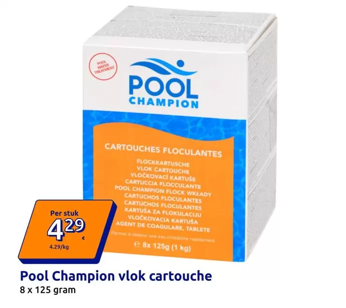 De - Pool Champion vlok cartouche