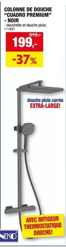 De - COLONNE DE DOUCHE "CUADRO PREMIUM" - NOIR