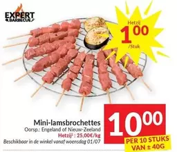 De - Mini-lamsbrochettes