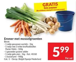 De - Emmer met mosselgroenten