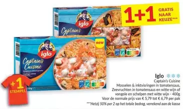 De - Mousseles & Inktvisringenvin tomatensaus, Zeevruchten in tomatensaus en witte wijn of vanille en schelpen met witte wijn
