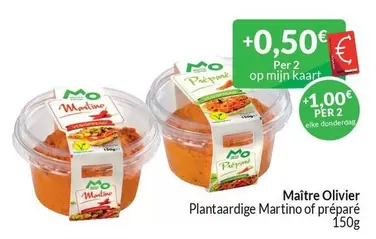 Plantaardige Martino of préparé