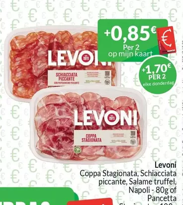 Coppa Stagionata, Schiacciata piccante, Salame truffel, Napoli