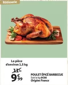 POULET ÉPICÉ BARBECUE