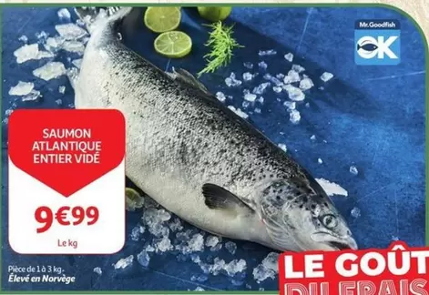 De - SAUMON ATLANTIQUE ENTIER VIDE