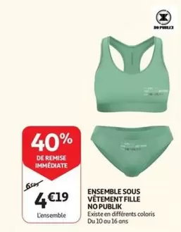 De - ENSEMBLE SOUS VETEMENT FILLE