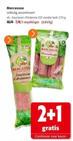 Saucisson d'Ardenne IGP zonder look