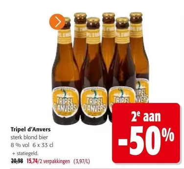 Tripel D'Anvers sterk blond bier