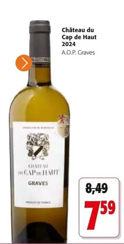 De - Château du Cap de Haut Graves 2024