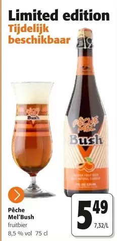 Pêche Mel'Bush fruitbier
