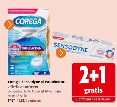Corega, Sensodyne of Parodontax