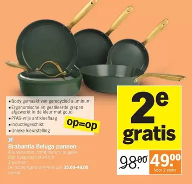 De - Brabantia Beluga pannen