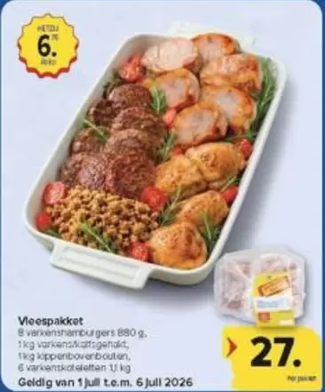 Vlees pakket