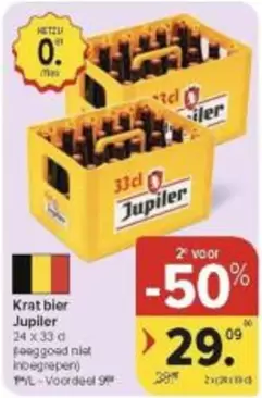 Jupiler - Krat bier