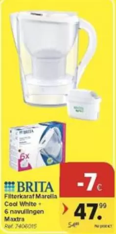 Cool - Filterkaraaf Marella White + 6 navullingen Maxtra Ref. 7406015