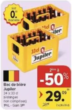 Jupiler - Bac de bière