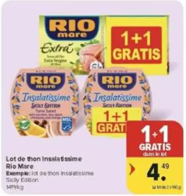 Extra - Lot de thon Insalatissime Sicily Edition