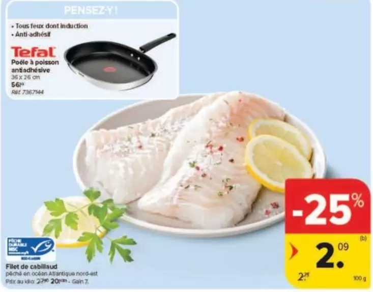 De - Filet de cabillaud