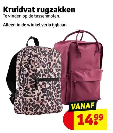 De - Rugzakken