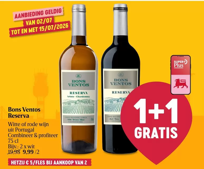 White - Bons Ventos Reserva Wine