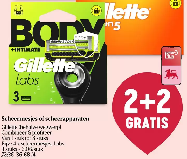 Gillette Labs scheermesjes