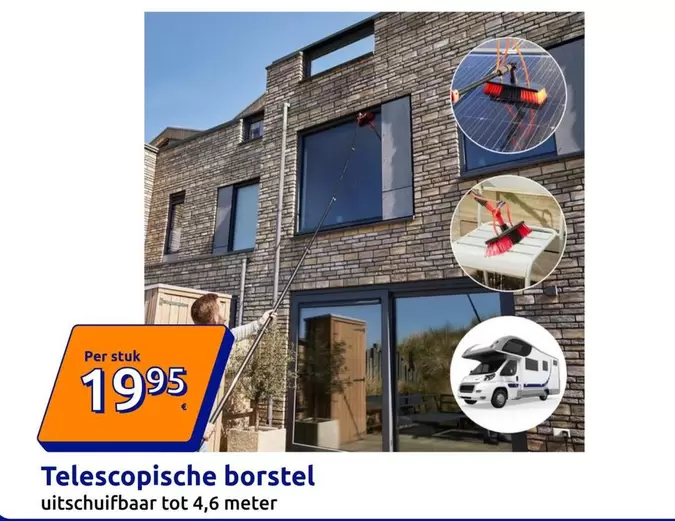 Telescopische borstel
