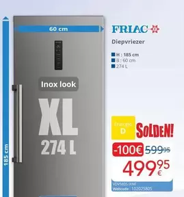 Diepvriezer XL 274 L