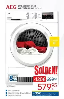 De - Droogkast met warmtepomp T87822
