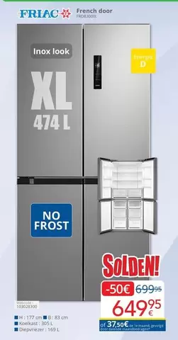 De - French door XL 474 L