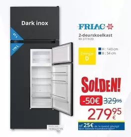 Dark - 2-deurskoelkast KK 2719/2D