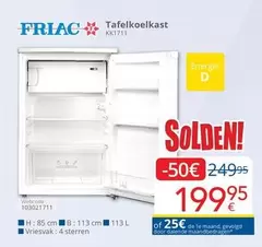 De - Tafelkoelkast KK1711