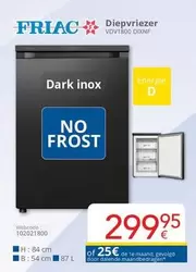 Dark - Diepvriezer VDV1800 DIXNF