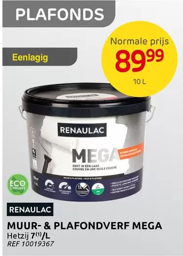 Mega - MUUR- & PLAFONDVERF MEGA Hetzij 7(1)/L