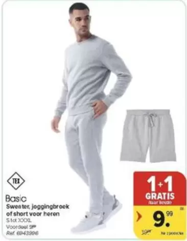 Sweater, Joggingbroek of short voor heren