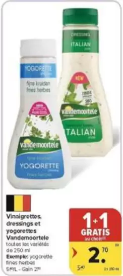 De - Vinaigrettes, dressings et yogorettes