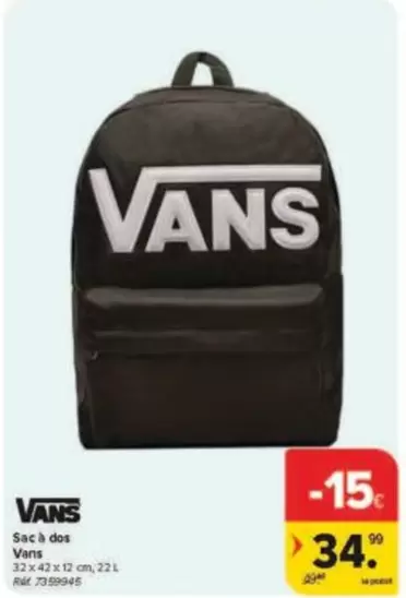 Vans - Sac à dos
