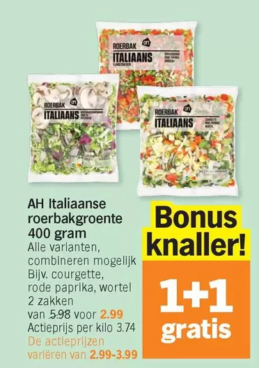 De - AH Italiaanse roerbakgroente