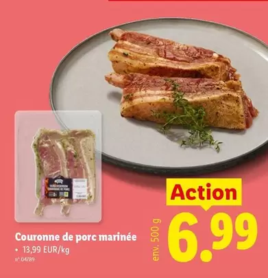 De - Couronne de porc marinée