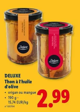 Thon à l'huile d'olive