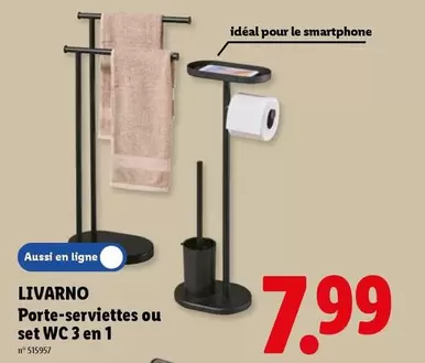 Porte-serviettes ou set WC 3 en 1