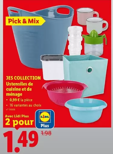 Mix - JES COLLECTION Ustensiles de cuisine et de ménage