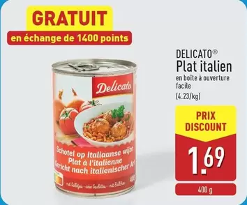 De - Plat italien
