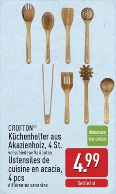 De - Küchenhelfer aus Akazienholz, 4 St.