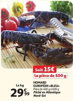 De - HOMARD EUROPÉEN «BLEU»