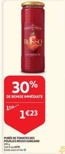 De - PURÉE DE TOMATES DES POUILLLES ROSSO GARGANO