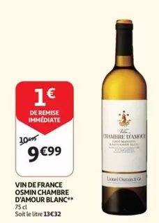 De - VIN DE FRANCE OSMIN CHAMBRE D'AMOUR BLANC