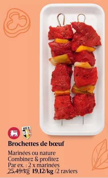 De - Brochettes de boeuf