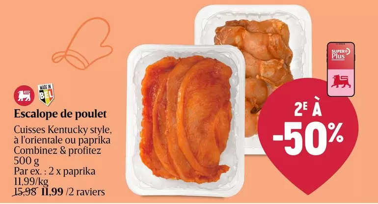 De - Escalope de poulet