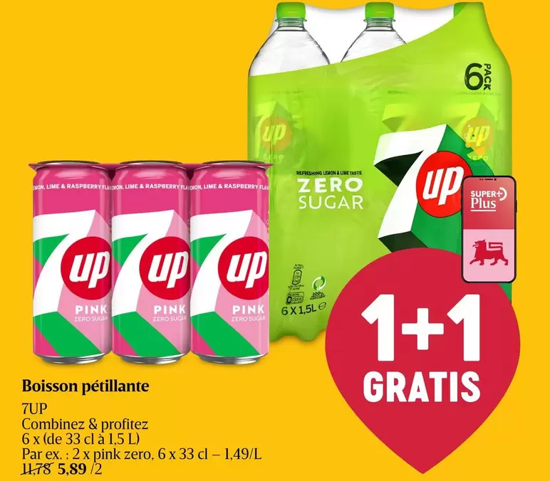 Pink - Boisson pétillante 7UP