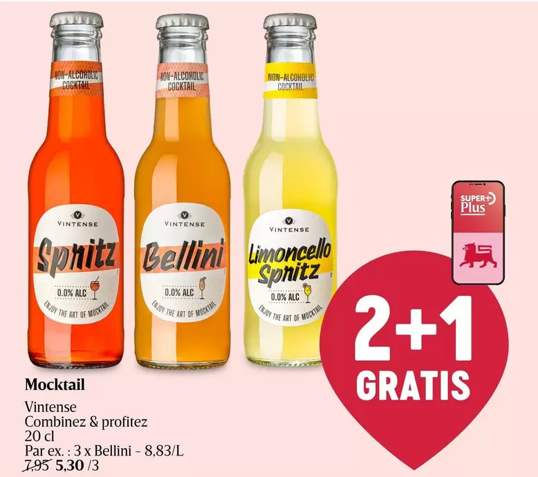 Vintense Spritz, Bellini, Limoncello Spritz